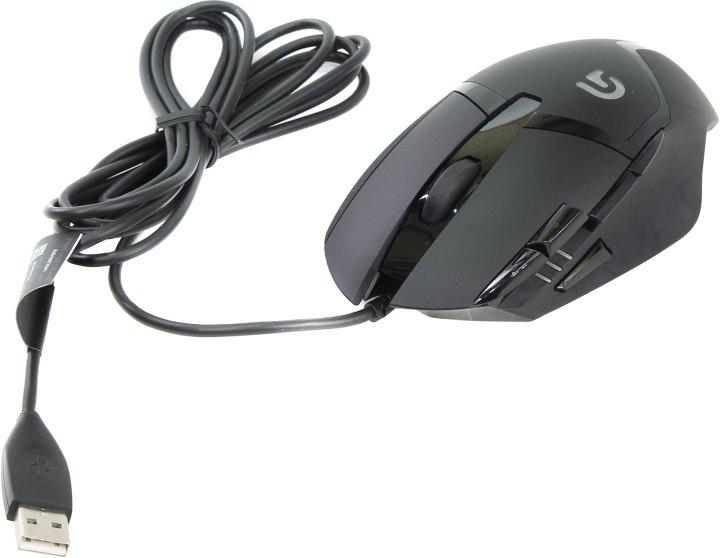 Мышь проводная Logitech G402 Hyperion Fury 910-004073/910-004067, 4000dpi, Черный - фото 1 - id-p211090725