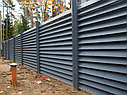 Забор жалюзи, коричневый, фото 9