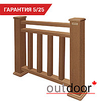 Ограждение из ДПК Outdoor "Классик плюс" 1000*1000 мм. 3D STORM дуб