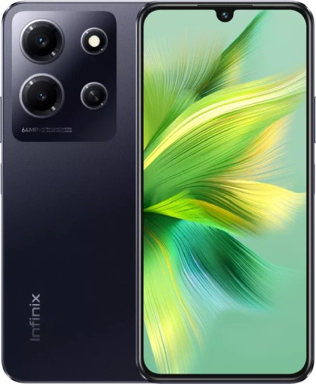 Infinix Infinix Note 30i 8GB/256GB Обсидиановый черный - фото 1 - id-p211165797