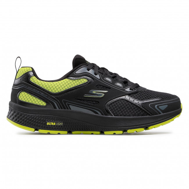 Кроссовки мужские для бега SKECHERS Go Run Consistent - Vestige черный/лайм