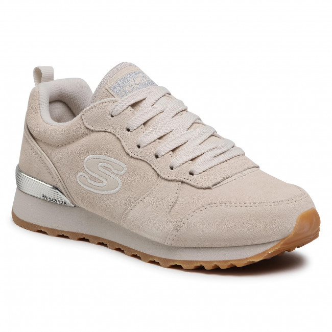 Кроссовки женские SKECHERS OG 85 Suede Eaze бежевый - фото 3 - id-p211084477