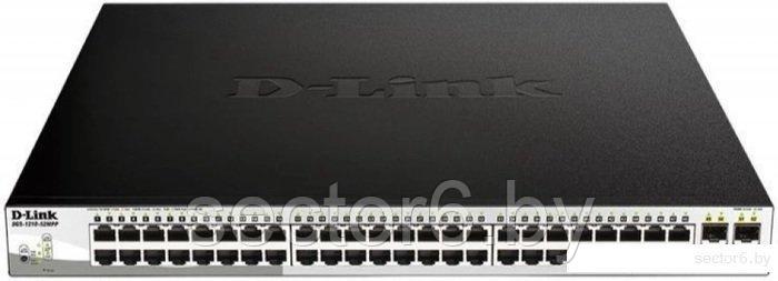 Настраиваемый коммутатор D-Link DGS-1210-52MPP/E2A