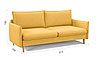 Диван велюр Бруно Antonio/yellow, фото 4