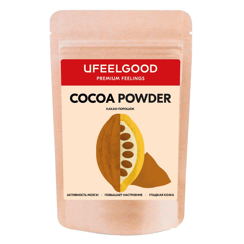 Какао порошок органический пищевой UFEELGOOD, 200 г
