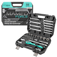 Набор инструментов PROFI 32пр. 1/2"(6гр)(4-32мм) MAMEDFORCE MF-4324-5