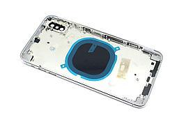 Задняя крышка (корпус) в сборе с рамкой для телефона Apple iPhone Xs Max white