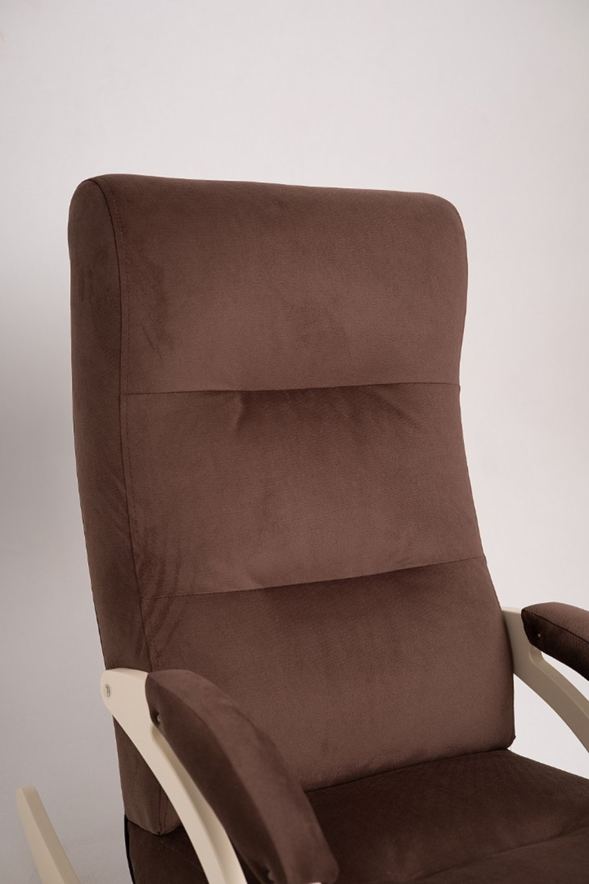 Кресло-качалка Риверо каркас Дуб Шампань/ткань велюр Maxx235 - фото 2 - id-p211187054