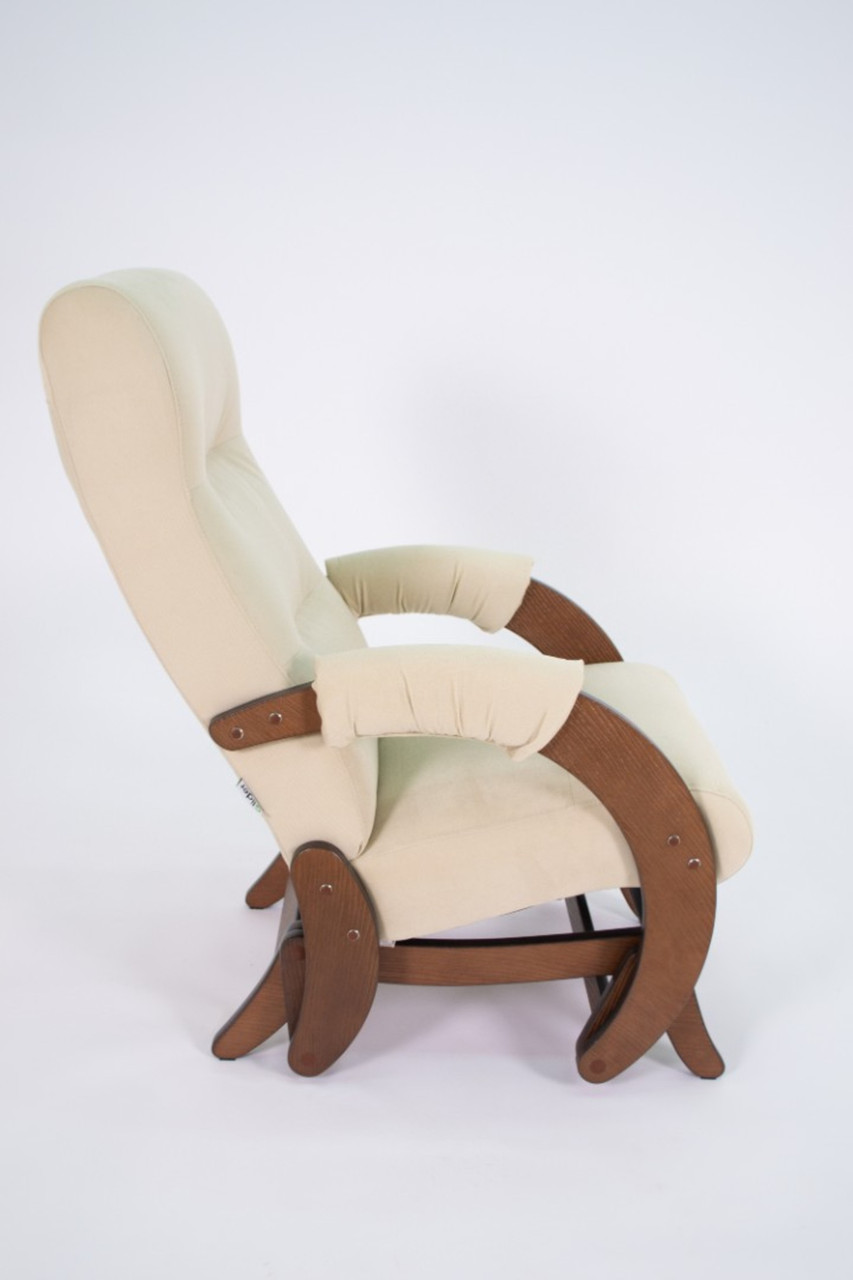 Кресло-глайдер, модель 68 Шпон Орех Антик/Махх 100 - фото 7 - id-p211187078