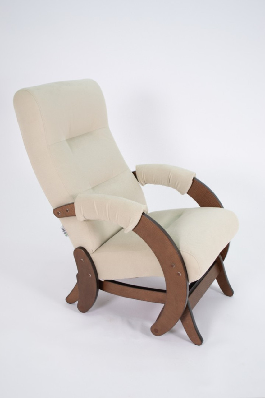 Кресло-глайдер, модель 68 Шпон Орех Антик/Махх 100 - фото 8 - id-p211187078