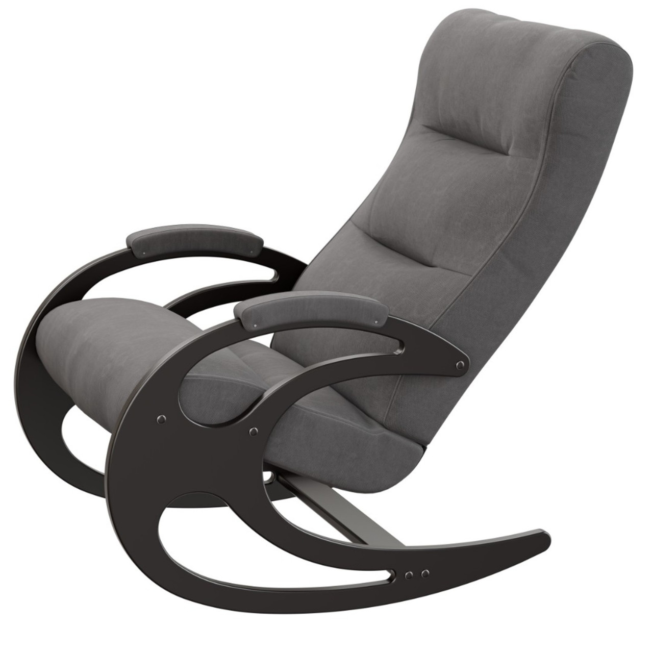 Кресло-качалка Риверо каркас Венге/ткань Verona Antrazite Grey - фото 1 - id-p211187140