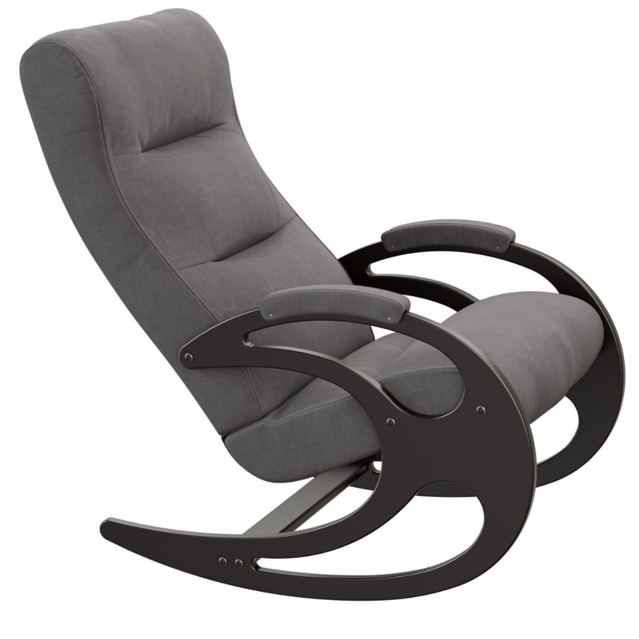Кресло-качалка Риверо каркас Венге/ткань Verona Antrazite Grey - фото 2 - id-p211187140