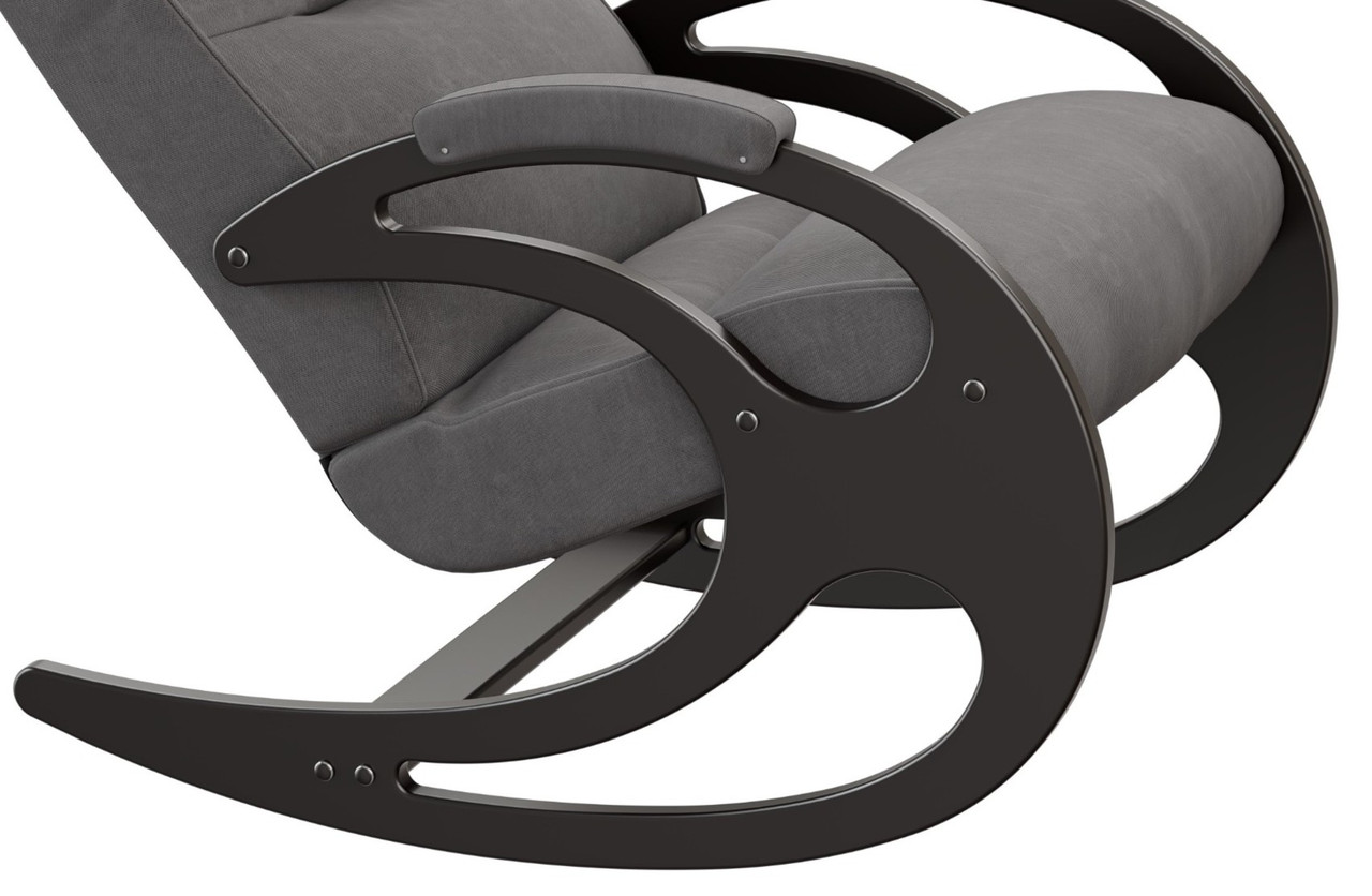 Кресло-качалка Риверо каркас Венге/ткань Verona Antrazite Grey - фото 3 - id-p211187140