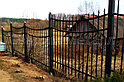 Забор сварной, с элементами ковки (с ковкой), коричневый, фото 5