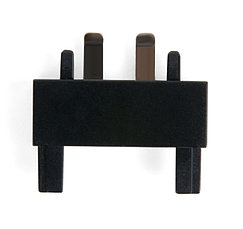 Коннектор для четырёхстороннего соединителя накладного шинопровода 85004/00 (черный) Flat Magnetic, фото 2