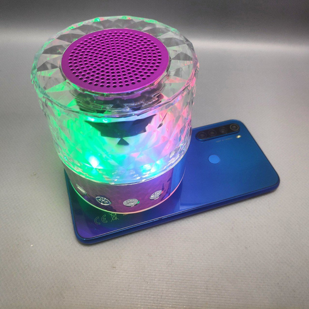 ПортативнаяBluetoothколонкаWireless Speaker S-18 с функциейTWS (музыка, FM-радио, подсветка) Фуксия - фото 3 - id-p210923280