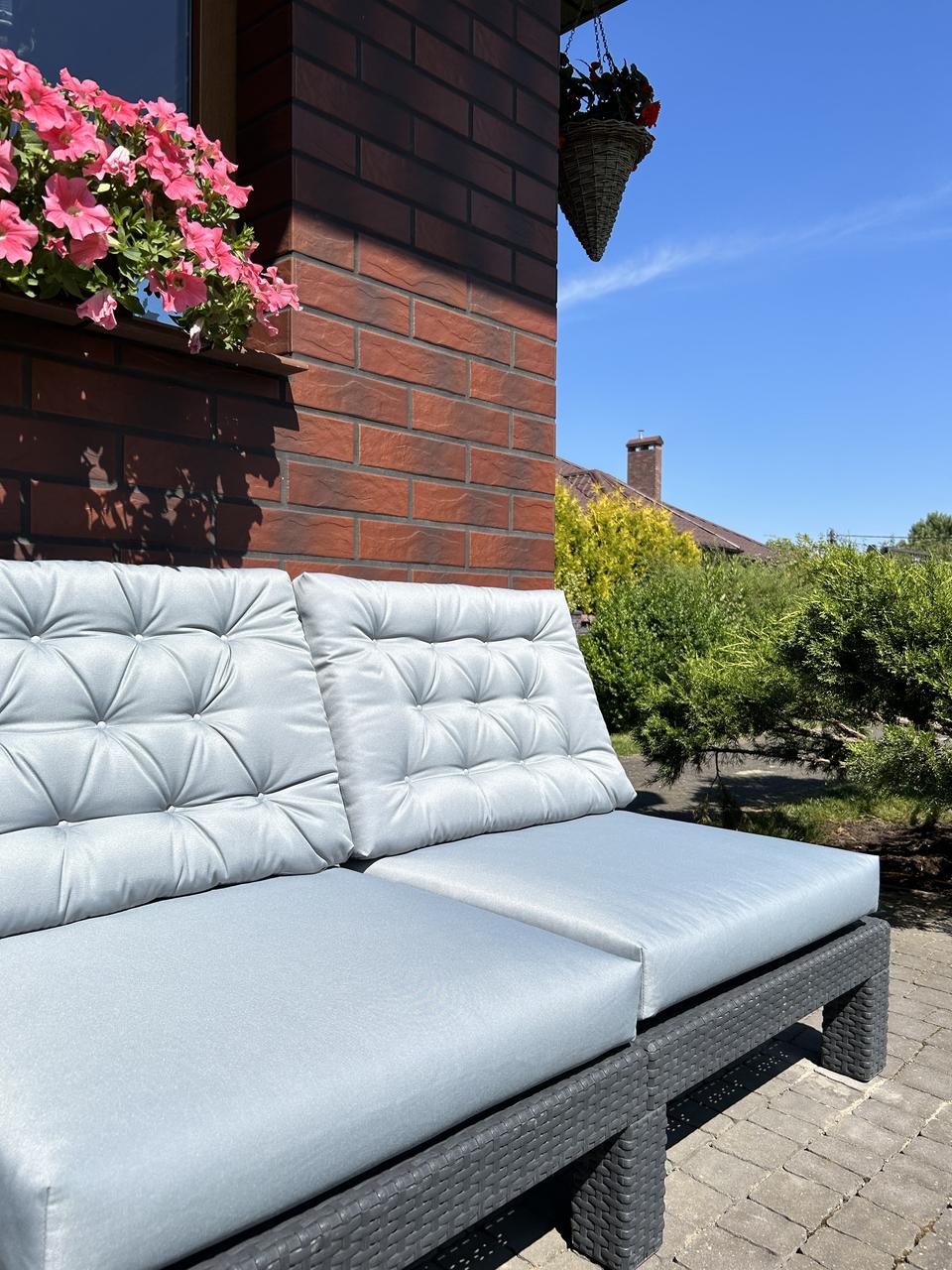 Подушка на сиденье для садовой мебели Чериот 40 х 60 Светло-серый - фото 9 - id-p159577390