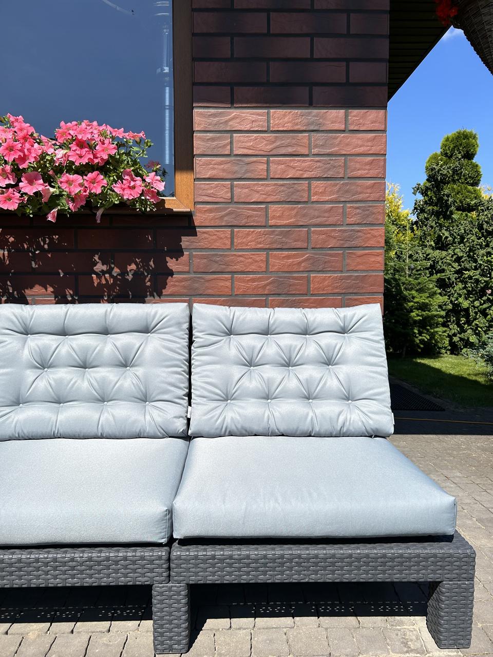 Подушка на сиденье для садовой мебели Чериот 40 х 60 Светло-серый - фото 10 - id-p159577390