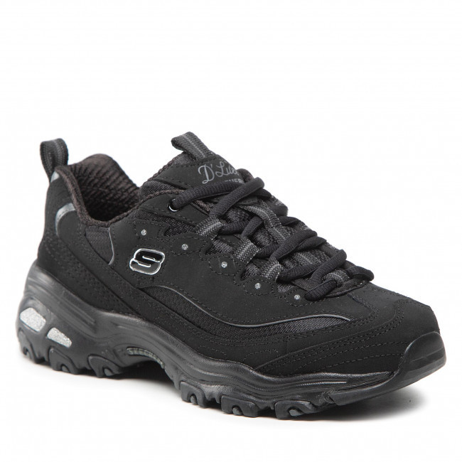 Кроссовки женские SKECHERS D Lites Biggest Fan черный - фото 3 - id-p211084428