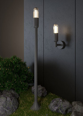 Светильник 35165/F садово-парковый со светодиодами ISIDA LED серый, фото 2