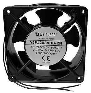 Вентилятор осевой 120х120х38 мм, 220V HB Weiguang YJF12038HB