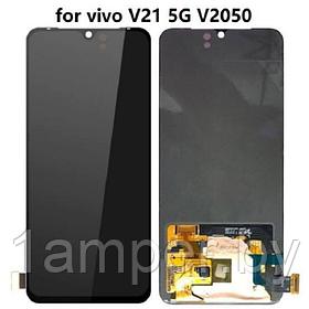 Дисплей AMOLED для Vivo V21 5G/V2050/V25/V25E В сборе с тачскрином. Черный