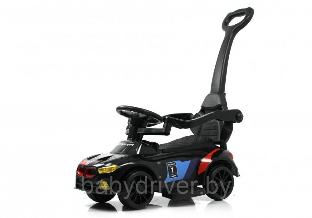 Детский толокар RiverToys F003FF-P (черный) BMW - фото 1 - id-p211197106