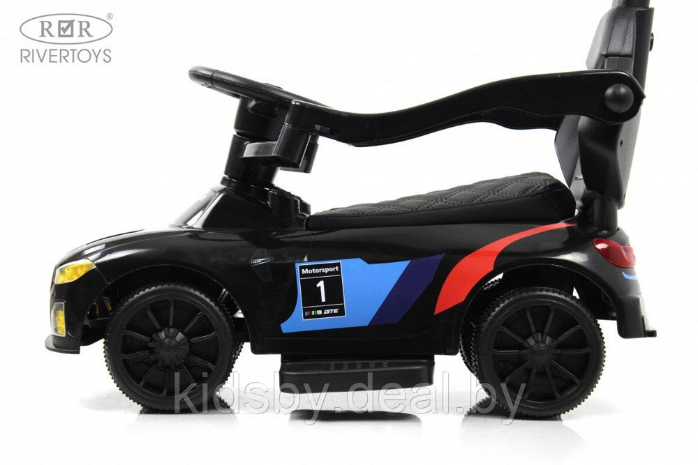 Детский толокар RiverToys F003FF-P (черный) BMW - фото 5 - id-p211197106