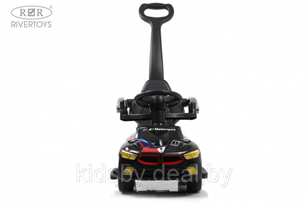 Детский толокар RiverToys F003FF-P (черный) BMW - фото 6 - id-p211197106
