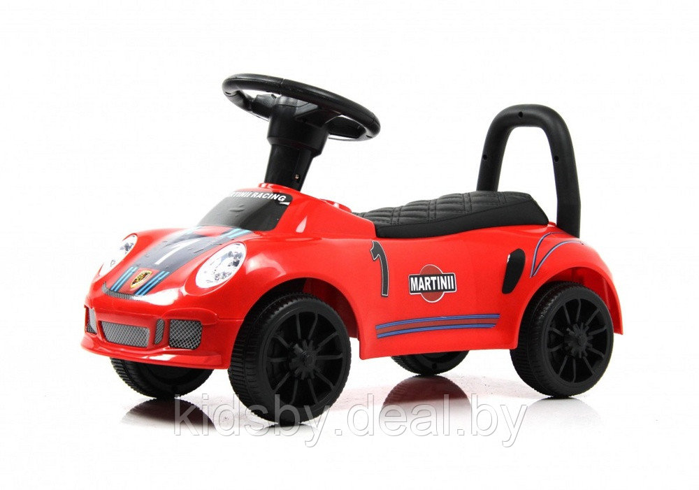 Детский толокар RiverToys F005FF (красный Porsche