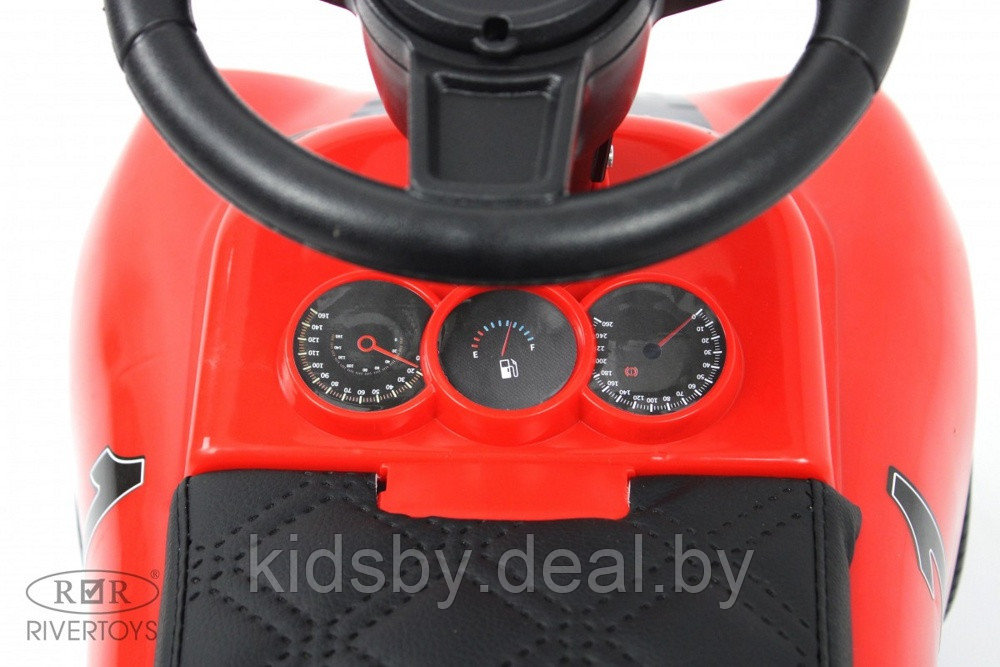 Детский толокар RiverToys F005FF (красный Porsche - фото 4 - id-p211197120