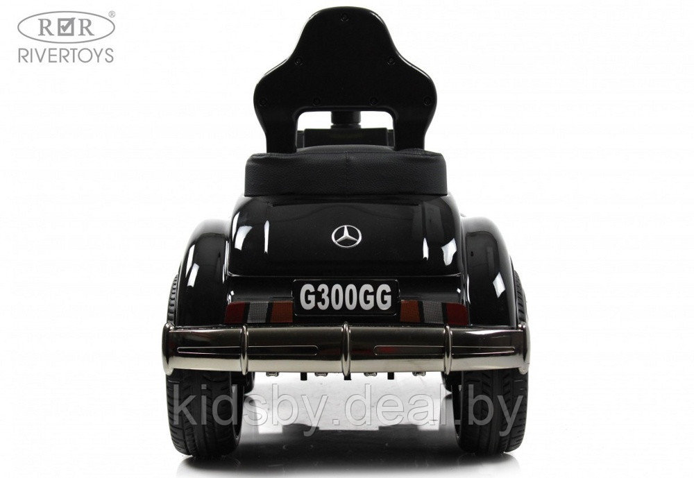 Детский толокар RiverToys Mercedes-AMG 300S G300GG (черный глянец) - фото 3 - id-p211197135