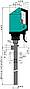 Электрический химстойкий бочковой насос Gruen Pumpen (Германия), 850 W, 1000 мм, нерж., фото 3