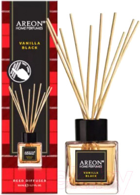 Vanilla Black Ароматизатор воздуха AREON Home Perfumes, 50ml - фото 1 - id-p211202238