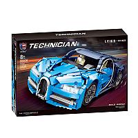 Конструктор Leier 50028 Technician Спорткар Bugatti Chiron 1233 деталей