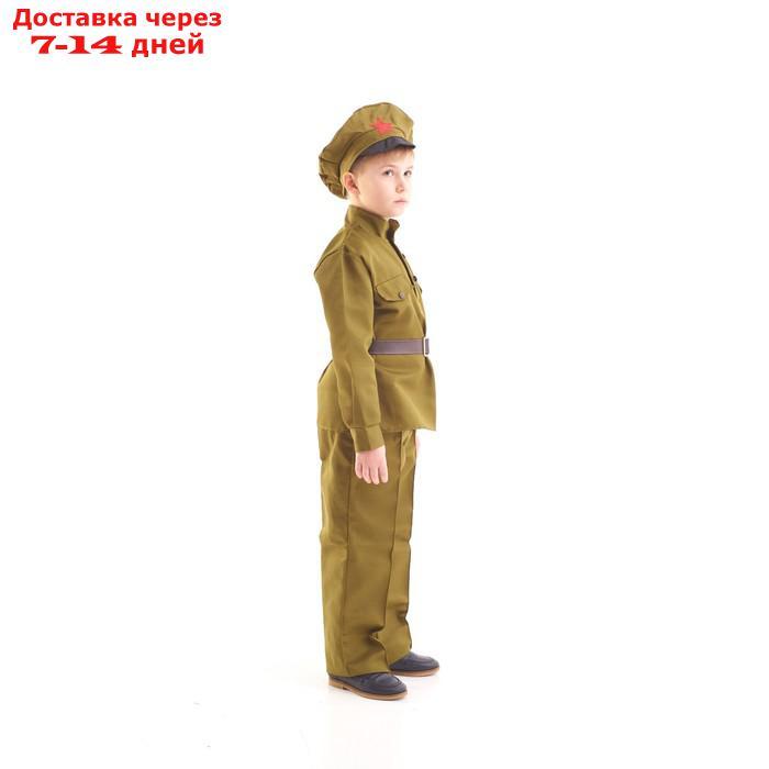 Карнавальный костюм "Сержант", 5-7 лет, рост 122-134 см - фото 2 - id-p211172656