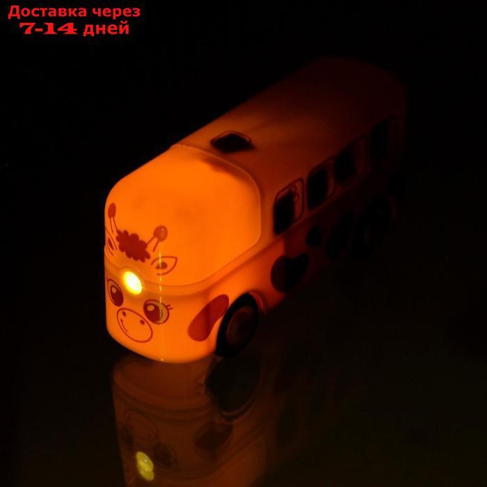 Музыкальный проектор "Весёлый жирафик" свет, звук, цвет жёлтый - фото 4 - id-p211172816