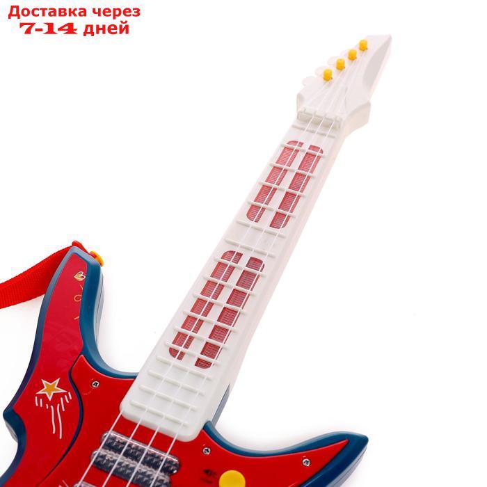 Игрушка музыкальная - гитара "Крутой Рокер", звуковые эффекты - фото 3 - id-p211175976