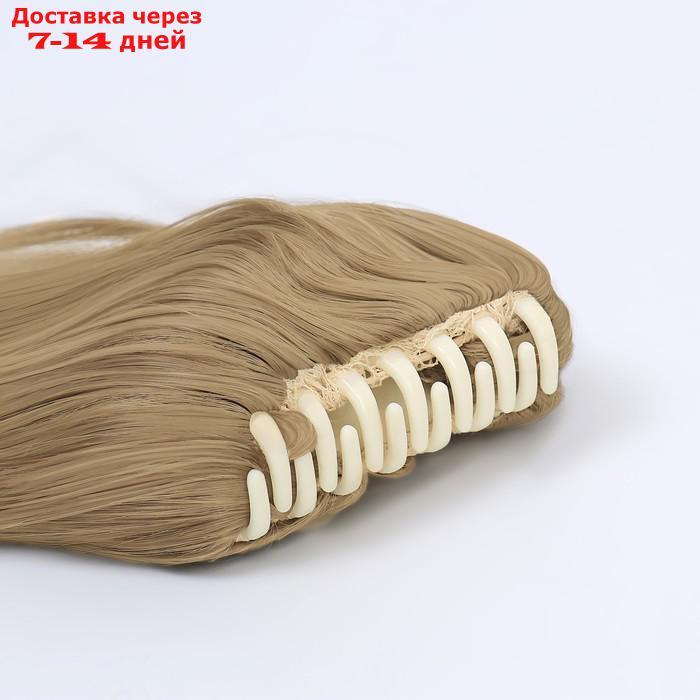 Хвост накладной, волнистый волос, на крабе, 40 см, 150 гр, цвет блонд - фото 4 - id-p211172942