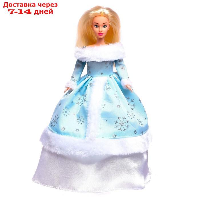 Снегурочка, музыкальная кукла "Анна" в платье, танцует, рассказывает стихи и сказки, на пульте управления - фото 2 - id-p211176114