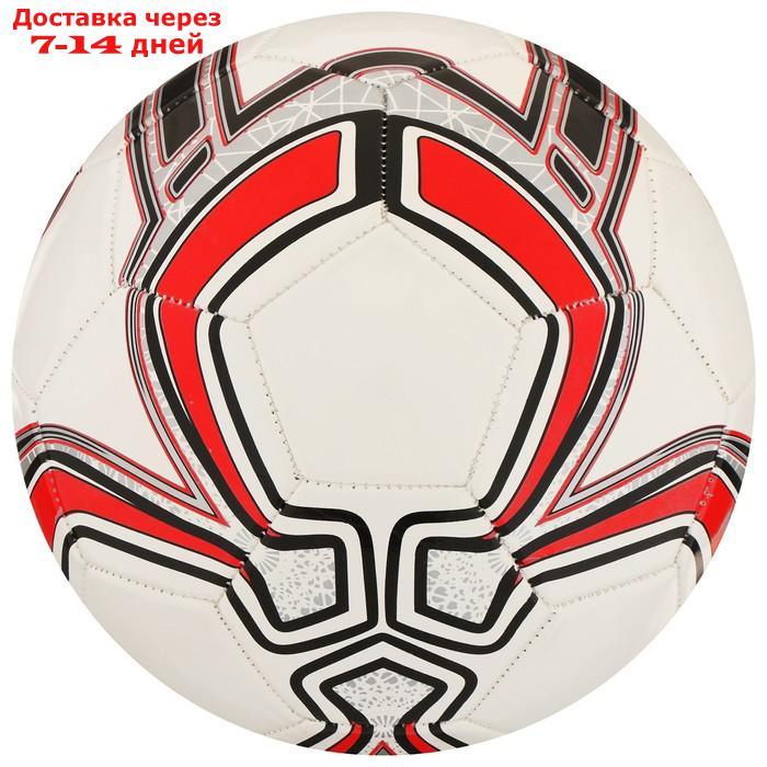 Мяч футбольный, размер 5, 32 панели, PVC, 2 подслоя, машинная сшивка, 260 г, МИКС - фото 5 - id-p211176323