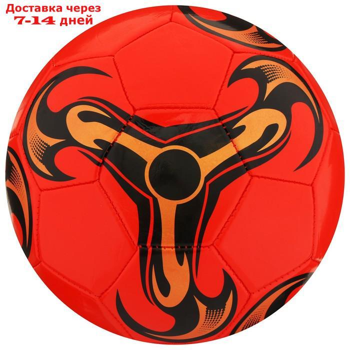 Мяч футбольный, размер 5, 32 панели, PVC, 2 подслоя, машинная сшивка, 260 г, МИКС - фото 6 - id-p211176323