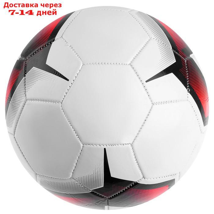 Мяч футбольный, размер 5, 32 панели, PVC, 2 подслоя, машинная сшивка, 260 г, МИКС - фото 9 - id-p211176323