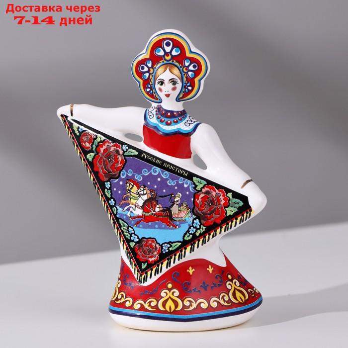 Сувенир кукла "С платком", 12 см, керамика - фото 2 - id-p211173247