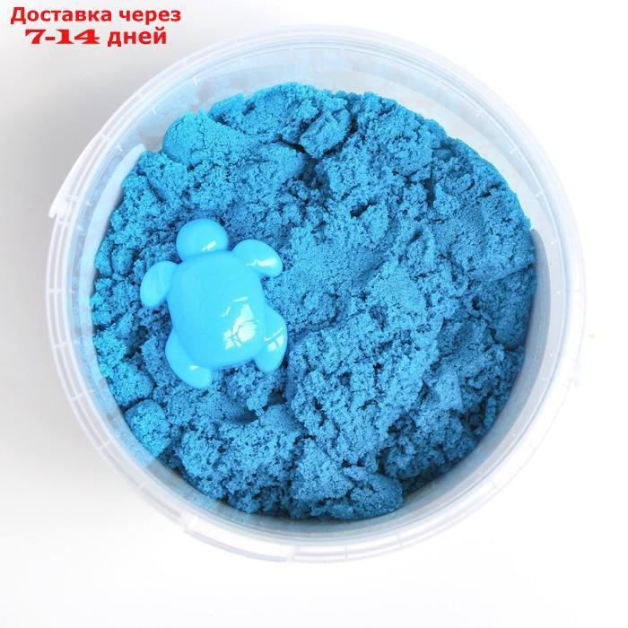 Космический песок 0,7 кг, синий - фото 5 - id-p211174803