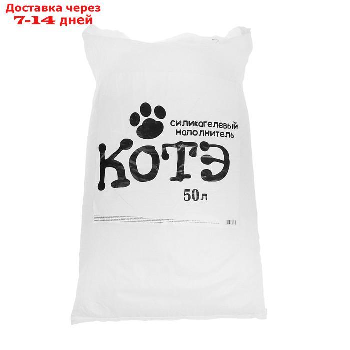 Наполнитель силикагелевый "КОТЭ", 20 кг, 50 л, мешок - фото 1 - id-p211174853