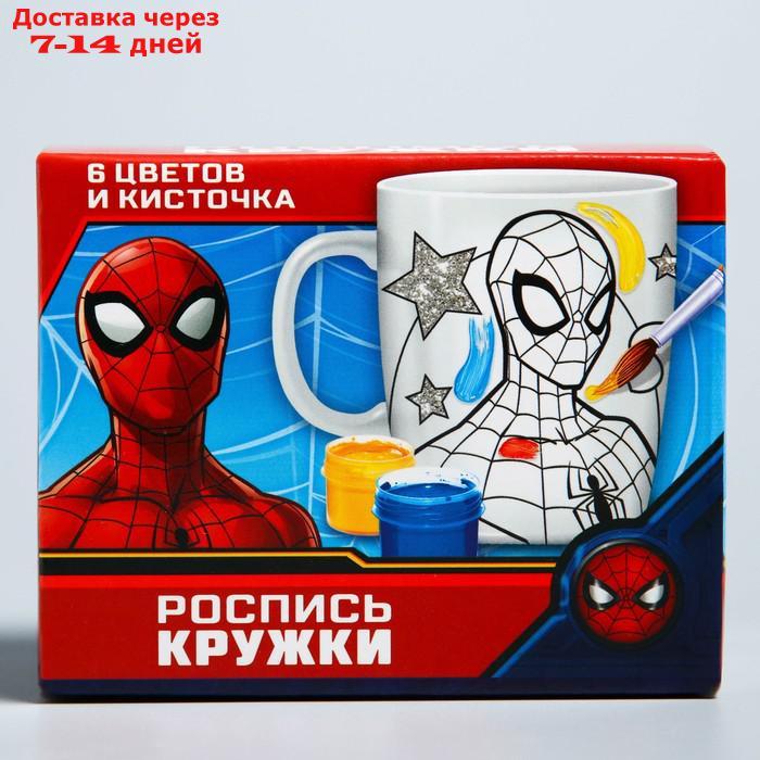 Кружка под роспись "Spider-Man" , Человек-Паук, 250 мл - фото 4 - id-p211173574