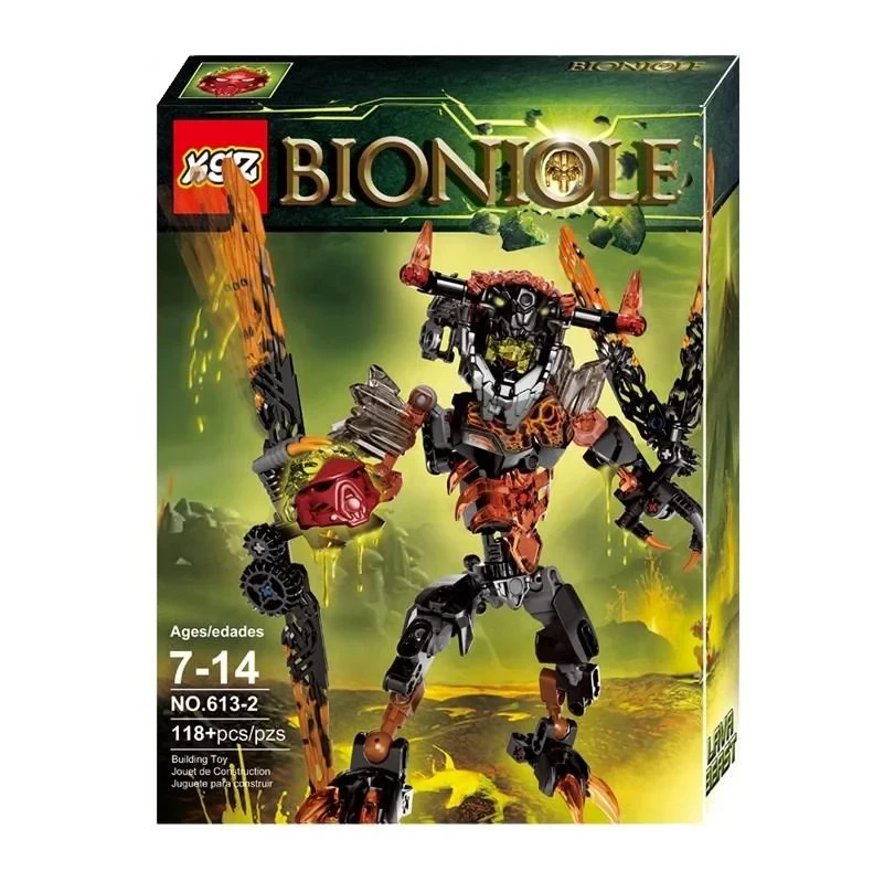 Конструктор Лава-Монстр Bionicle, 613-2 аналог Лего (LEGO) Бионикл 71313 - фото 1 - id-p211202356