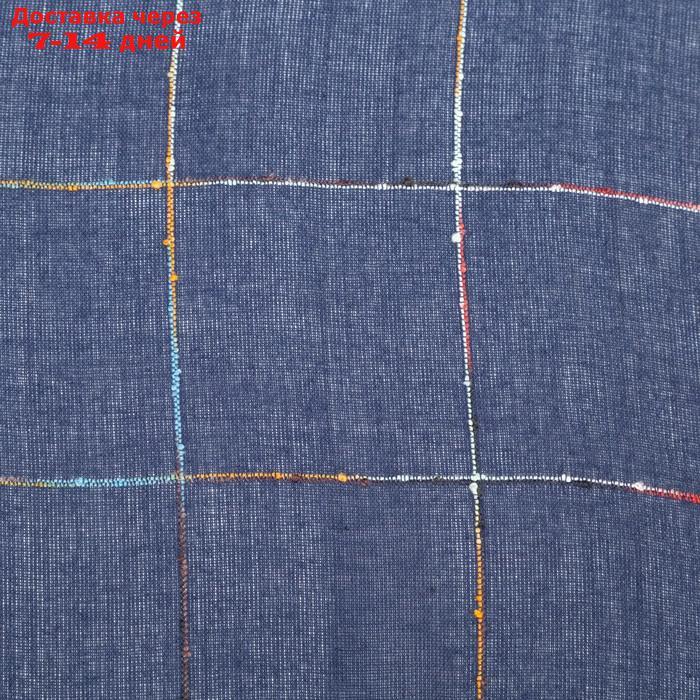 Палантин женский текстильный, цвет синий, размер 70х190 - фото 2 - id-p211177231