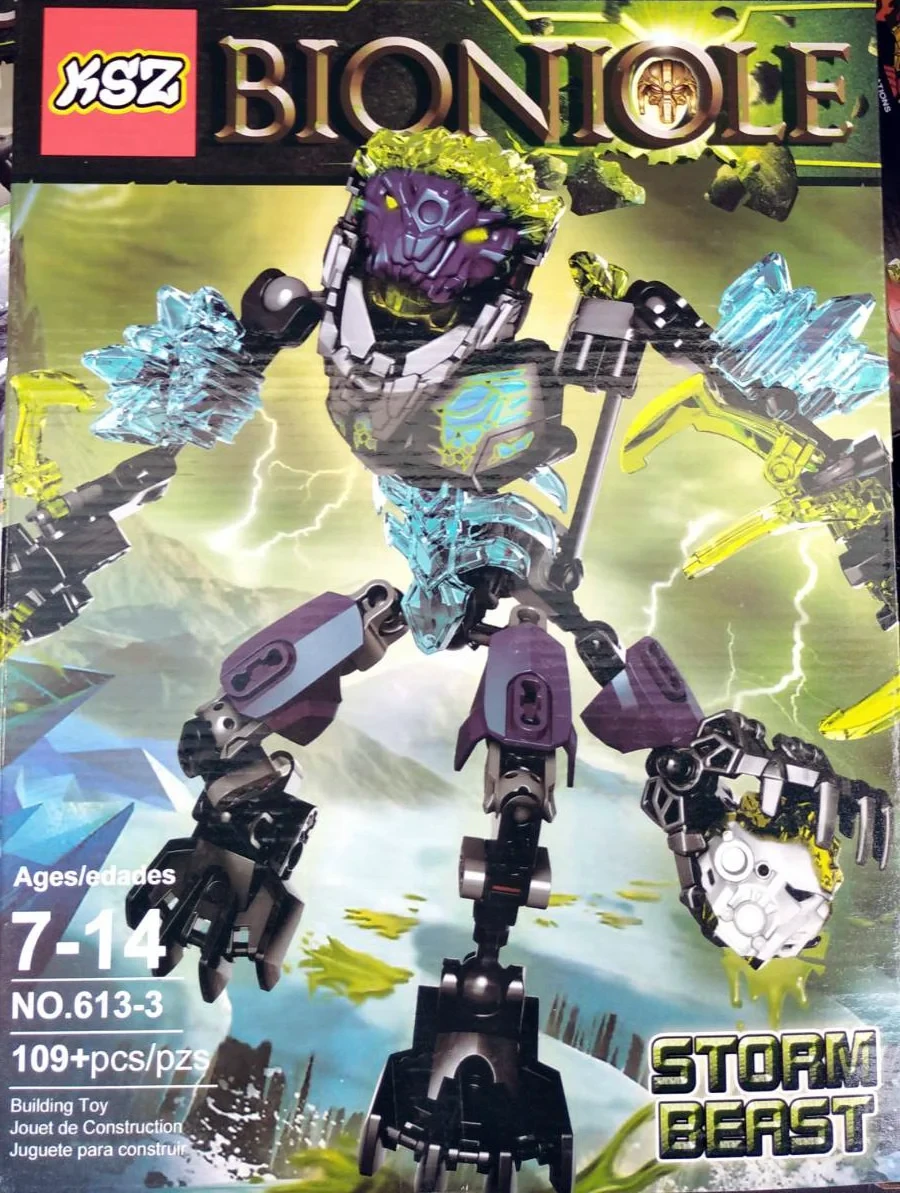 Конструктор Грозовой Монстр Bionicle, 613-3 аналог Лего (LEGO) Бионикл 71314 - фото 1 - id-p211202361